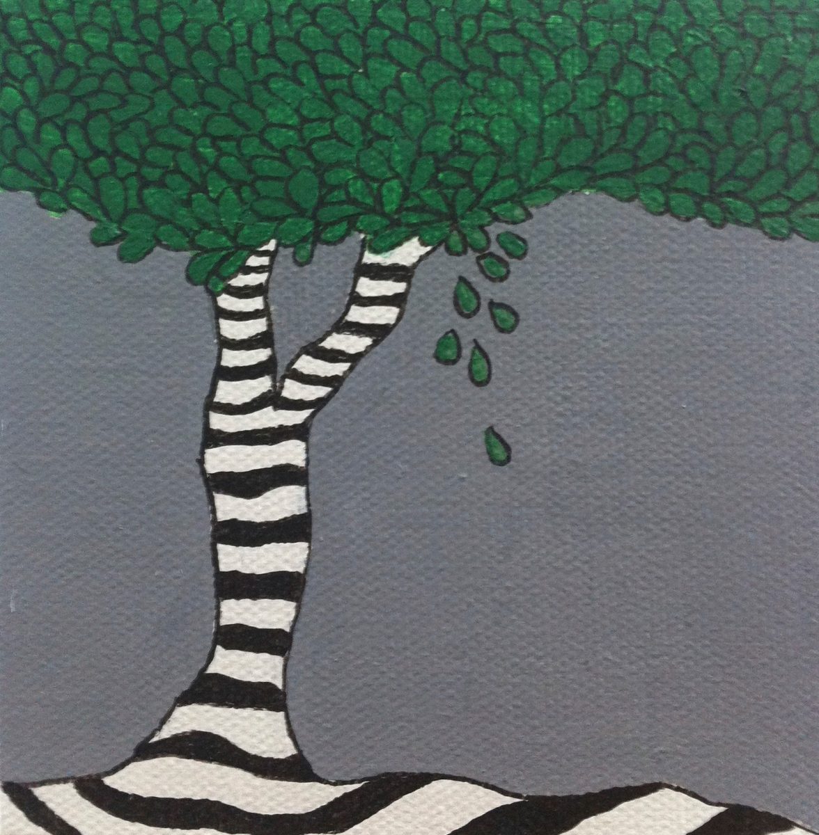 Baum gestreift