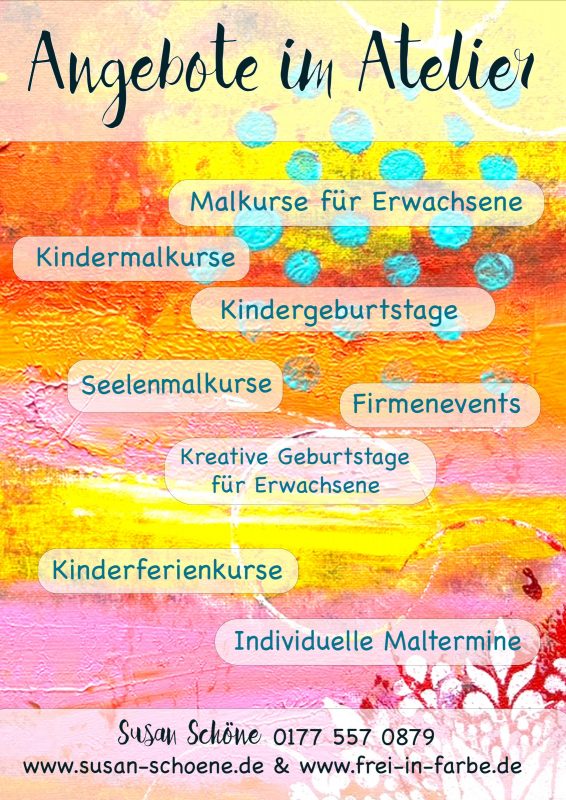 Angebote im Atelier