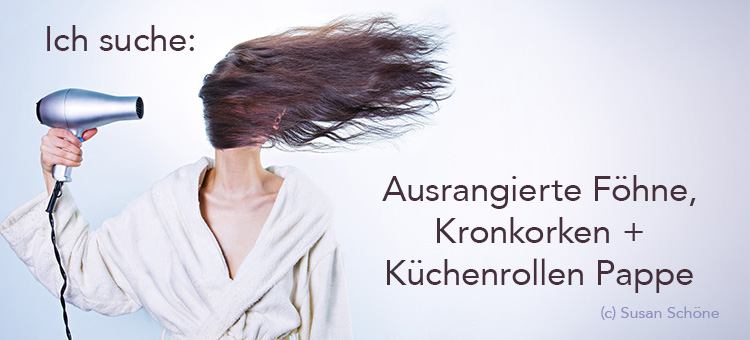 Nachhaltig suchen Föhn, Kronenkorken