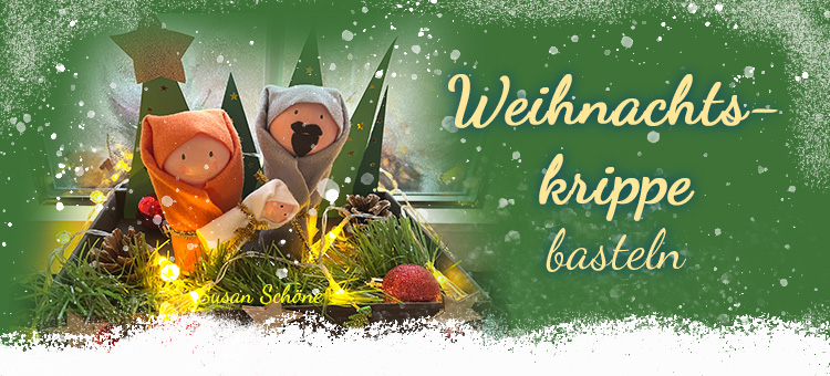 Weihnachtskrippe basteln